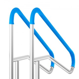 VEVOR  Διπλή Χειρολαβή Πισίνας 55x32 εκ. Ανοξείδωτη με Βάση για Σπα...