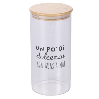 Galileo Δοχείο 1,5 Λ από βοριοπυριτικό γυαλί με καπάκι από μπαμπού ... Galileo Δοχείο 1,5 Λ από βοριοπυριτικό γυαλί με καπάκι από μπαμπού ...