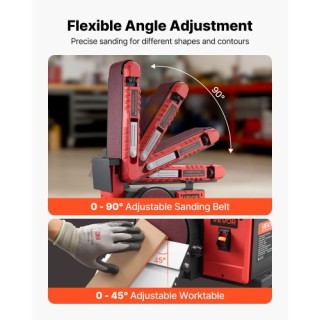 VEVOR Επαγγελματικός Συνδυασμός Ταινίας & Δίσκου Τριβείου 400W με Ρ... VEVOR Επαγγελματικός Συνδυασμός Ταινίας & Δίσκου Τριβείου 400W με Ρ...