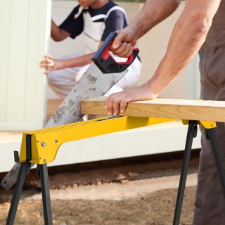 Costway Δύο Πριονόκοπες Μεταλλικού Σκελετού με Αποσπώμενους Βραχίο... Costway Δύο Πριονόκοπες Μεταλλικού Σκελετού με Αποσπώμενους Βραχίο...