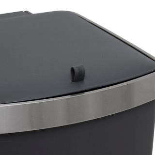 5Five Simply Smart Κάδος Απορριμμάτων με Πεντάλ και Ρόδες 45L – Γκρ...