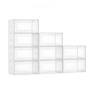 VEVOR Διαφανή Λευκά Στοιβαζόμενα Κουτιά Παπουτσιών (9 Τεμάχια) Μέγε... VEVOR Διαφανή Λευκά Στοιβαζόμενα Κουτιά Παπουτσιών (9 Τεμάχια) Μέγε...
