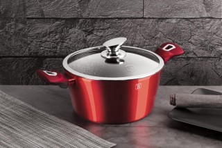 Berlinger Haus Αντικολλητική Κατσαρόλα 4,1 lt/  24cm σε Burgundy Χρ...