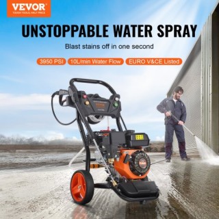 VEVOR Πλυστικό Μηχάνημα Βενζίνης 3950 PSI 10L/λεπτό 2.6 GPM με 5 Α... VEVOR Πλυστικό Μηχάνημα Βενζίνης 3950 PSI 10L/λεπτό 2.6 GPM με 5 Α...