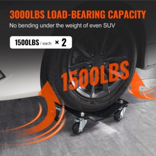VEVOR Καρότσι Αυτοκινήτου 2τμχ Βαρέως Τύπου 1360kg για Επισκευές  N...