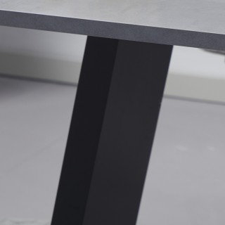 Τραπέζι φαγητού HOMCOM για 4-6 άτομα με μάρμαρο εφέ και βάση από ατ... Τραπέζι φαγητού HOMCOM για 4-6 άτομα με μάρμαρο εφέ και βάση από ατ...