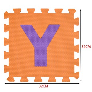 BAKAJI Χαλάκι Παζλ Μαξι Γράμματα Πολύχρωμο Παιχνίδι Παιδικό 10τμχ 3...