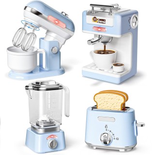 BAKAJI Παιδικά Παιχνίδια Κουζίνας - Μίξερ, Καφετιέρα, Φρυγανιέρα, Μ...