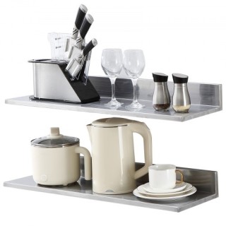 Ράφι Ανοξείδωτο VEVOR 8.6 x 30, Επιτοίχιο με Πλάτη, 20kg, Επαγγελμα... Ράφι Ανοξείδωτο VEVOR 8.6 x 30, Επιτοίχιο με Πλάτη, 20kg, Επαγγελμα...