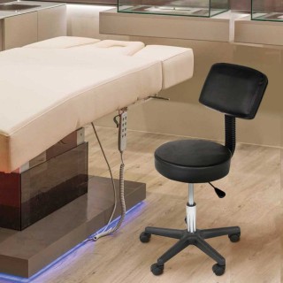 BAKAJI  Περιστρεφόμενο Σκαμπό  με Πλάτη και Κάθισμα 35 εκ., Μέγιστο...