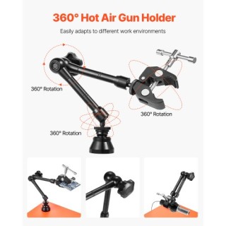 VEVOR Μαγνητική Σταθμός Συγκόλλησης με Μεγεθυντικό Φακό και Βάση PC...