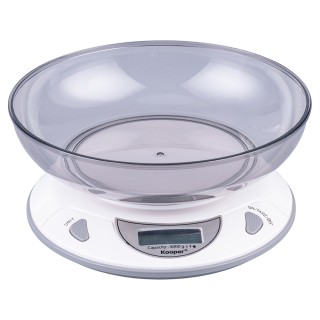 Kooper Ψηφιακή ζυγαριά κουζίνας με μπολ 1lt Kooper Λευκό 5918840 Kooper Ψηφιακή ζυγαριά κουζίνας με μπολ 1lt Kooper Λευκό 5918840