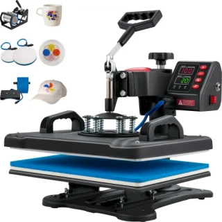 VEVOR 5 in 1 Heat Transfer Machine, 12x15, 1250W FTSDG121522... VEVOR 5 in 1 Heat Transfer Machine, 12x15, 1250W FTSDG121522...