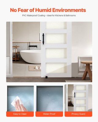 VEVOR Υπόσυρτη Πόρτα Στάβλου, 762 x 2134mm, MDF Πάνελ Υψηλής Αντοχή... VEVOR Υπόσυρτη Πόρτα Στάβλου, 762 x 2134mm, MDF Πάνελ Υψηλής Αντοχή...