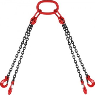Αλυσίδα Ανύψωσης VEVOR 8MM με Γάντζους, 4 Σκέλη, 1.5M, 5T 1.5MSGLT... Αλυσίδα Ανύψωσης VEVOR 8MM με Γάντζους, 4 Σκέλη, 1.5M, 5T 1.5MSGLT...
