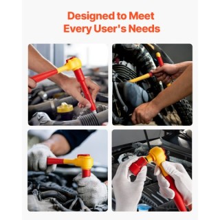 VEVOR Σετ Μονωμένων Καρυδιών 16 Τεμαχίων με Κλειδί Τ-Λαβής JYGJTZJY...