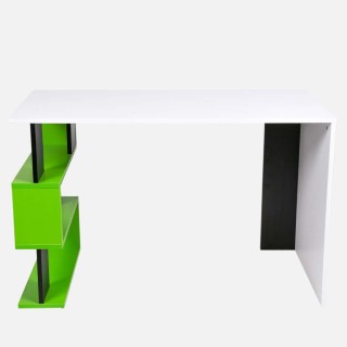 BAKAJI Γραφείο Βιβλιοθήκη 3 Ράφια Τραπέζι Υπολογιστή Ξύλο Σπίτι Γρ... BAKAJI Γραφείο Βιβλιοθήκη 3 Ράφια Τραπέζι Υπολογιστή Ξύλο Σπίτι Γρ...