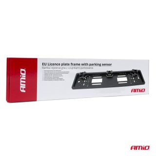 AMiO  Πλαίσιο πινακίδας κυκλοφορίας ΕΕ με αισθητήρα στάθμευσης ,03543