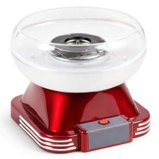 BAKAJI Ρετρό Μηχανή Ζαχαροβάμβακα 500W με Δοσομετρητή για Γιορτές κ...