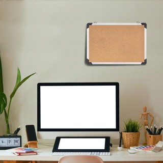 BAKAJI Τετράγωνος Πίνακας Φελλού με Αλουμινένιο Πλαίσιο για Τοίχο ... BAKAJI Τετράγωνος Πίνακας Φελλού με Αλουμινένιο Πλαίσιο για Τοίχο ...