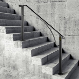 Κουπαστή Αψίδα #4 για 4 ή 5 Σκαλοπάτια Μαύρο Ματ LTFS4H5BHSGM00001V0 Κουπαστή Αψίδα #4 για 4 ή 5 Σκαλοπάτια Μαύρο Ματ LTFS4H5BHSGM00001V0