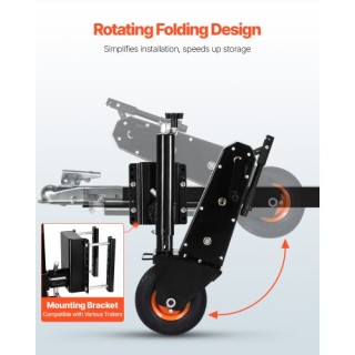 VEVOR Ρυμουλκούμενο Καρότσι 500lbs Ικανότητα Βάρους Γλώσσας 13 έως ...