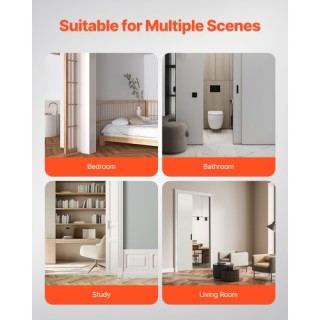 VEVOR Σετ Οδηγού Συρόμενης Πόρτας 6 ποδιών Βαρέως Τύπου με 3 Τροχού...