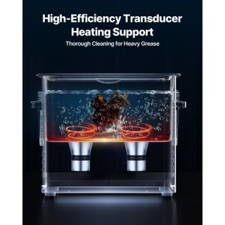 VEVOR 6L Υπερηχητικός Καθαριστής, Καθαριστική Μηχανή 120W με Καλάθι... VEVOR 6L Υπερηχητικός Καθαριστής, Καθαριστική Μηχανή 120W με Καλάθι...