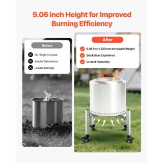 VEVOR Ρυθμιζόμενη Βάση Τζακιού με Ρόδες για Σόλο Σόμπα HKZJXXFG1527... VEVOR Ρυθμιζόμενη Βάση Τζακιού με Ρόδες για Σόλο Σόμπα HKZJXXFG1527...