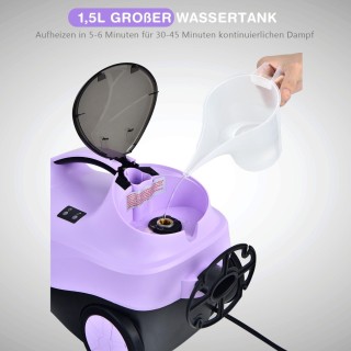 Costway Αξιόπιστος και Αποτελεσματικός Ατμοκαθαριστής με Βαθύ Καθα... Costway Αξιόπιστος και Αποτελεσματικός Ατμοκαθαριστής με Βαθύ Καθα...