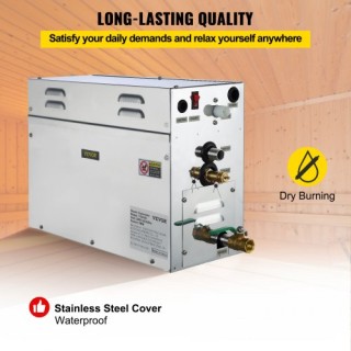 9KW Γεννήτρια Ατμού για Σάουνα με Ψηφιακή Οθόνη 35℃-55℃ 9KWSNZQJ00... 9KW Γεννήτρια Ατμού για Σάουνα με Ψηφιακή Οθόνη 35℃-55℃ 9KWSNZQJ00...