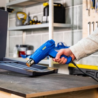 KINZO Πιστόλι Θερμού Αέρα 230V, 350°-600° - Ιδανικό για Αφαίρεση Βα...