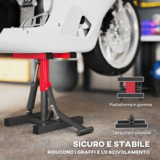 HOMCOM Ανυψωτικό Σταντ Ατσάλινο 150kg, Ρυθμιζόμενο Ύψος, Αντιολισθη... HOMCOM Ανυψωτικό Σταντ Ατσάλινο 150kg, Ρυθμιζόμενο Ύψος, Αντιολισθη...