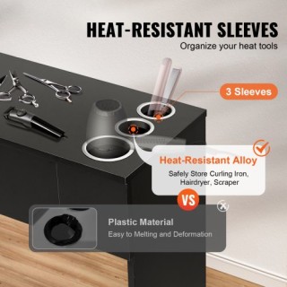 Σταθμός Κομμωτηρίου VEVOR, Μαύρος, με Ντουλάπι, Ράφια & Συρτάρια S... Σταθμός Κομμωτηρίου VEVOR, Μαύρος, με Ντουλάπι, Ράφια & Συρτάρια S...