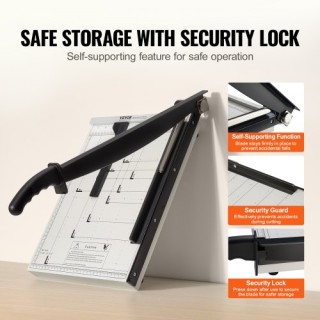 Κοπτικό Χαρτιού VEVOR, Γκιλοτίνα 15, 16 Φύλλα, Βαρύ Καθήκον για Χαρ... Κοπτικό Χαρτιού VEVOR, Γκιλοτίνα 15, 16 Φύλλα, Βαρύ Καθήκον για Χαρ...