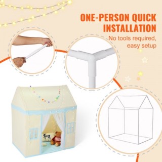 Παιδική Σκηνή VEVOR για 1-5 Ετών με Στρώμα και Λάμπα  GJSETZPFW5239...