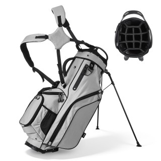 VEVOR Τσάντα Golf Cart με 14 Θήκες, Διπλούς Ιμάντες και Πόδια Στήρι...