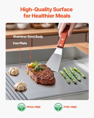 VEVOR Επαγγελματική Ηλεκτρική Σχάρα 725x400mm, 4400W, 50-300°C, Ανο... VEVOR Επαγγελματική Ηλεκτρική Σχάρα 725x400mm, 4400W, 50-300°C, Ανο...