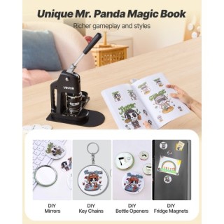 VEVOR Μηχανή Κατασκευής Κουμπιών Πλαστικά Καρφίτσες 32/58/75 mm 3-σ... VEVOR Μηχανή Κατασκευής Κουμπιών Πλαστικά Καρφίτσες 32/58/75 mm 3-σ...