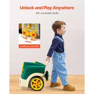 VEVOR Παιδικό Σετ Μηχανικού Αυτοκινήτου με Αφαιρούμενα Μέρη Πράσινο...