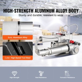 VEVOR Πνευματικό Εργαλείο Δεσίματος για 1/2-3/4 PP/PET  QDKZJQD1271...