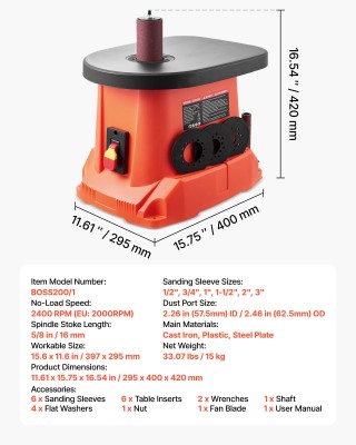 VEVOR Οριζόντια Τριβείο Μεταβλητής Διαστάσεων, 2000 RPM, 397 x 295 ... VEVOR Οριζόντια Τριβείο Μεταβλητής Διαστάσεων, 2000 RPM, 397 x 295 ...