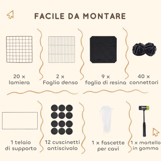 PawHut Κλουβί για Μικρά Ζώα με Ρυθμιζόμενες Κατοικίες για Ινδικά Χ... PawHut Κλουβί για Μικρά Ζώα με Ρυθμιζόμενες Κατοικίες για Ινδικά Χ...