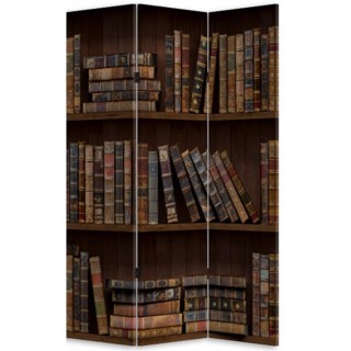 BAKAJI Παραβάν Διαχωριστικό 3 Πάνελ Εκτύπωση Μπρος-Πίσω Βιβλιοθήκη... BAKAJI Παραβάν Διαχωριστικό 3 Πάνελ Εκτύπωση Μπρος-Πίσω Βιβλιοθήκη...
