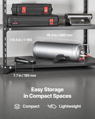 VEVOR Φορητός Εμπιστευτής Ελαστικών 10L, Φουσκωτήρας έως 145 PSI γι... VEVOR Φορητός Εμπιστευτής Ελαστικών 10L, Φουσκωτήρας έως 145 PSI γι...