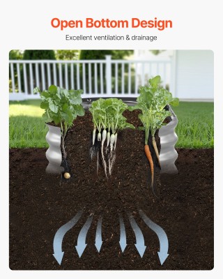 VEVOR Μεταλλική Υπέρυθρη Κήπος Κλίνη 1.2x0.6x0.3μ Οβάλ Γαλβανισμένη... VEVOR Μεταλλική Υπέρυθρη Κήπος Κλίνη 1.2x0.6x0.3μ Οβάλ Γαλβανισμένη...