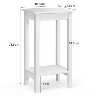 Costway Πρακτικό και Σταθερό Βοηθητικό Τραπέζι με Δύο Ράφια και Ξύλ... Costway Πρακτικό και Σταθερό Βοηθητικό Τραπέζι με Δύο Ράφια και Ξύλ...