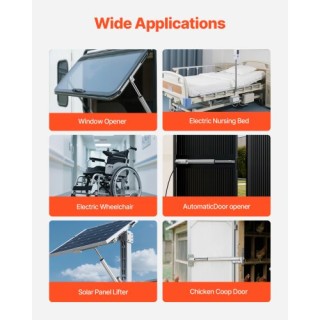 VEVOR 12V Γραμμικός Ενεργοποιητής, Διαδρομή 304.8mm, IP65 Αδιάβροχο...