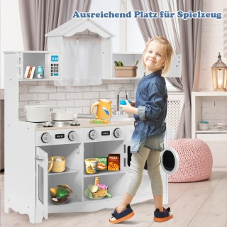 Costway Παιδική Κουζίνα με Ρεαλιστικά Σκεύη Μαγειρικής και Αξεσουά... Costway Παιδική Κουζίνα με Ρεαλιστικά Σκεύη Μαγειρικής και Αξεσουά...