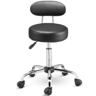 BAKAJI  Καρέκλα με ρόδες και πλάτη Αισθητικός Καρέκλα Σπίτι Εργασία...